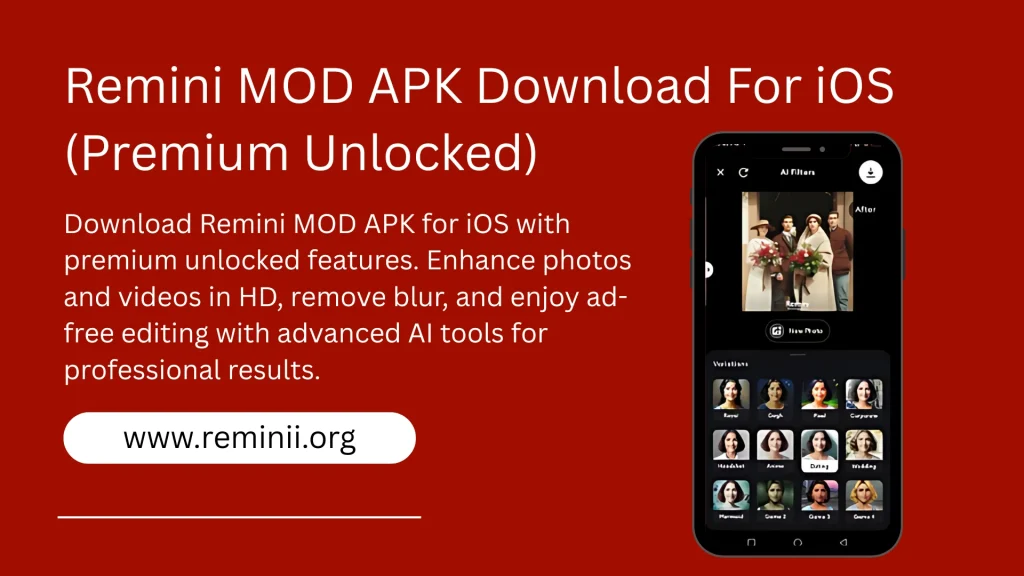 Remini Mod Apk for iOS