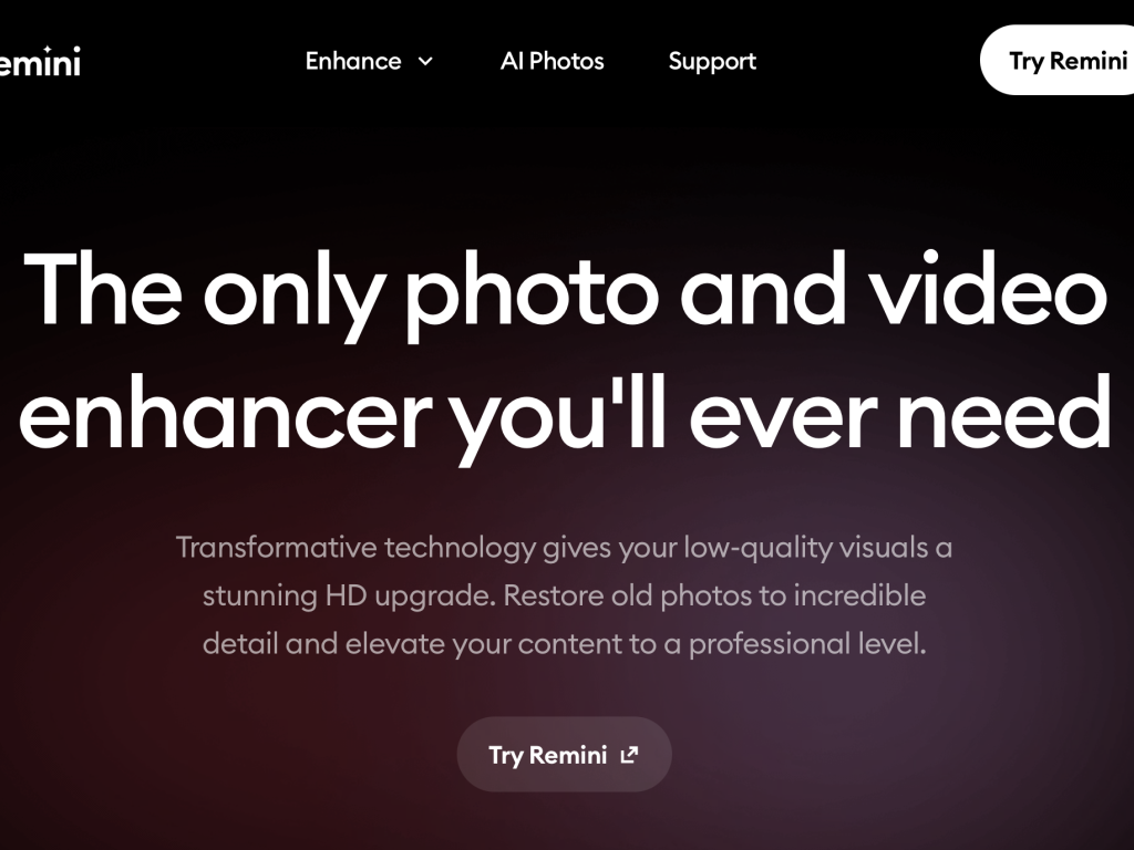 Remini vs Topaz Gigapixel